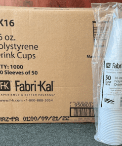 Fabri kal 16oz rk translucent cup