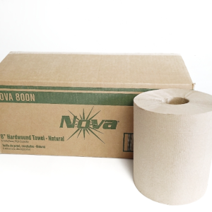 Nova Natural Hardwound Towel (6 Rolls Per Case)