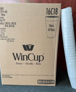 Wincup 16oz White Foam Cup