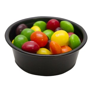 Empress Plastic Portion Cup 2oz Black (sleeve)