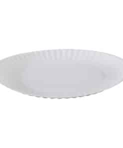 Empress Uncoated Paper Plate 9'' White (case)